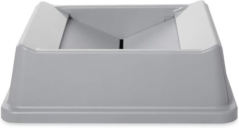 Rubbermaid Commercial Products Untouchable Square Trash Can, 36-Gallon, Gray, Large Garbage Can for Warehouses/Offices/Restaurants in Saudi Arabia