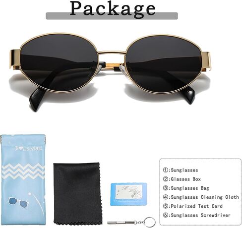 Retro Oval Sunglasses for Women Men Trendy Sun Glasses Classic Shades UV400 Protection in Saudi Arabia