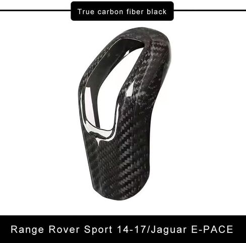 BLAIS Carbon Fiber Car Gear Shift Knob Cover Handle Sticker Interior Trim for Land Rover Range Rover Sport 2014-2017 for Jaguar E Pace 2018 2019 Accessories in Saudi Arabia