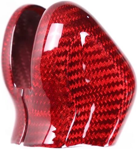 Fit for Volvo XC60 XC90 S60 V60 S90 V90 Real Carbon Fiber Center Console Shift Knob Head Trim Cover Car Interior Decoration (Style A Black) in Saudi Arabia
