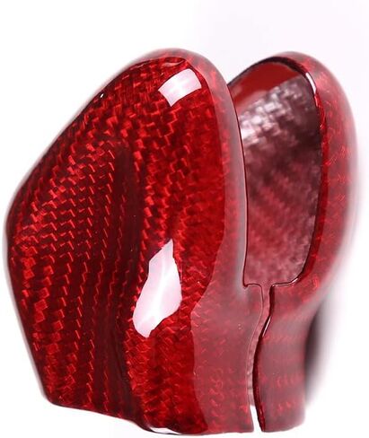 Fit for Volvo XC60 XC90 S60 V60 S90 V90 Real Carbon Fiber Center Console Shift Knob Head Trim Cover Car Interior Decoration (Style A Black) in Saudi Arabia