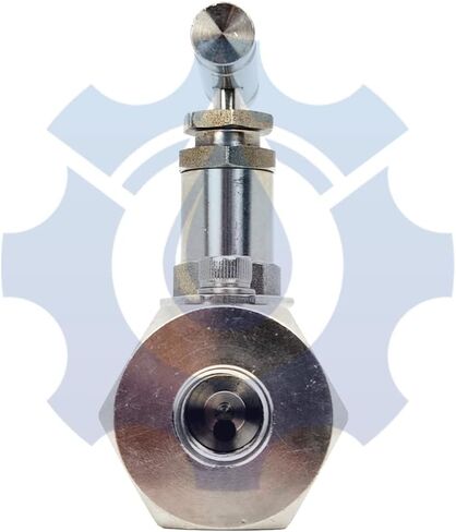 Korea Stainless Steel SS316 Straight Needle Valve 3/8" NPT Female Connection Size 10,000 PSI PTFE Packing in Saudi Arabia