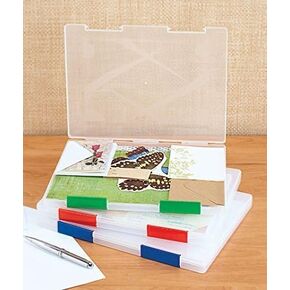 Set of 3 Clear File Cases by GetSet2Save