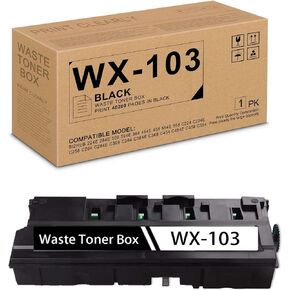 (1 Pack, Black) Compatible WX-103 (A4NNWY1) WX103 Waste Toner Box Replacement for Konica Minolta bizhub 224e 284e 308 364e 368 454e 458 554e 558 C224 C224e Printer, Sold by ARGINK