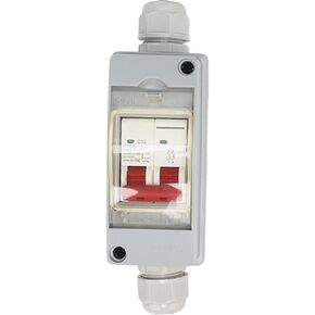 Circuit Breaker MCB 2P DC 500V 32A 1 String Input Output DC Disconnect Switch with IP65 Distribution Box (Without Cable)