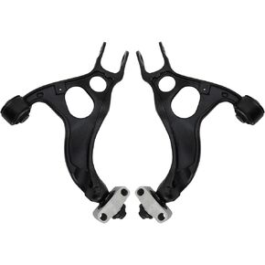 TRQ Rear Upper Control Arm Set Compatible with 09-19 Ford Lincoln