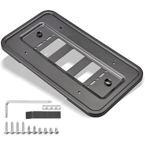 EWAY Rear License Plate Frame Bracket Holder Mount for Land Rover 10-13 Range Rover Sport, 05-09 LR3, 10-16 LR4, 08-15 LR2, 12-17 Evoque, License Plate Tag Frame Holder Trunk Mount, Replace# LR019327
