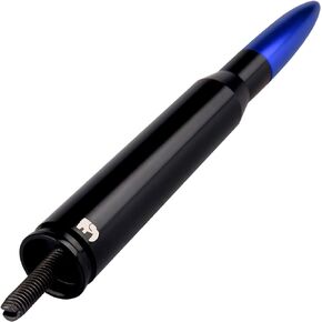 ONE250 Bullet Style Antenna, Compatible with Chevy Chevrolet - Silverado (1999-2024), Colorado (2003-2024), Equinox (2003-2017), Traverse (2008-2017), Avalanche (2002-2013), Corvette (Black)