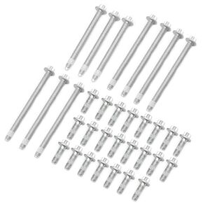 Engine Oil Pan Bolt Kit Replacement for BMW E80 E88 E90 E91 E92 F07 F12 F23 F61 F80 Replace# 11132210959