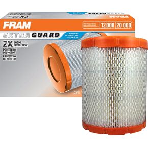 FRAM Extra Guard CA9345 Replacement Engine Air Filter for Select Saturn, Chevrolet, Buick, Oldsmobile, GMC, Isuzu and Saab Models, Provides Up to 12 Months or 12,000 Miles Filter Protection