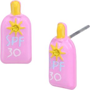 Betsey Johnson Womens Sunscreen Stud Earrings
