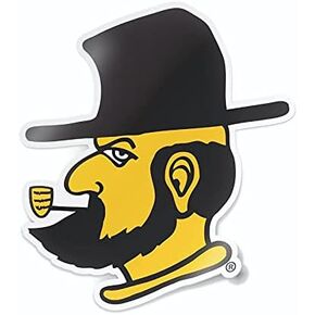 Appalachian State Sticker APPSTATE Mountaineers Yosef Logo Heavy-Duty Waterproof Decal for Cars, Windows, Laptops, Water Bottles, and Coolers