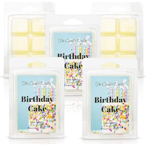 The Candle Daddy Birthday Cake - Maximum Scented Wax Cubes/Melts- 5 Packs -10 Ounces Total- 30 Cubes