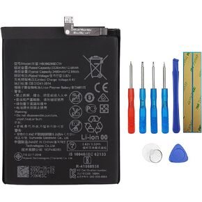 Battery HB396286ECW Compatible with Huawei P Smart 2019 / Honor 10 Lite/Honor 20 Lite with Tools