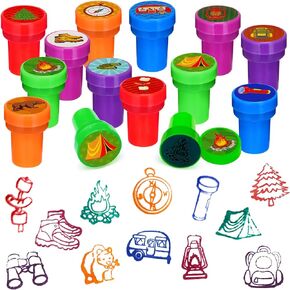 Cinrobiye 24 Pcs Monster Truck Party Stampers,Truck Car Party Supplies,Hot Wheels Tractor Birthday Party Favors, Classroom Rewards Carnival Prizes, Goodie Bag Pinata Fillers