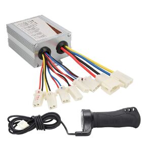 VGEBY Brush Electric Bike Controller Sensitive Control 24V 500W Controller with Thumb Throttle Grip