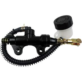 Rear Foot Brake Master Cylinder Pump Compatible For Yamaha YFM125 2011-2013,YFM250 2008-2013,YFZ450 2006-2009 2012-2013,YFZ450X 2008 Compatible For Kawasaki Ninja ZX6 ZX7 ZX6R ZX6RR ZX7R E1