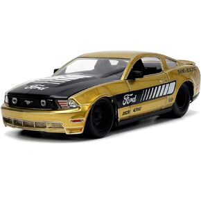 Big Time Muscle 1:24 2010 Ford Mustang GT Die-Cast Car, Toys for Kids and Adults(Charcoal Grey)