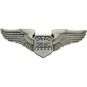 United States Air Force USAF Basic Navigator Wings 3" Large Lapel Pin