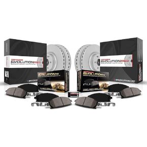 Power Stop CRK7035 Front and Rear Z17 Evolution Geomet® Coated Brake Kit