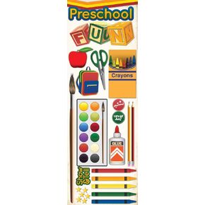 Reminisce Making The Grade 3D Preschool Sticker