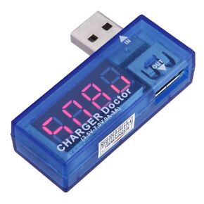 USB Meter - Easy-to-Use USB Power Meter and USB Tester, Perfect for Testing Voltage and Current (Amperage) Between USB Port and Device