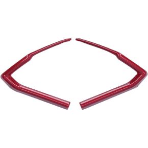 Steering Wheel Panel Trim, 2Pcs Steering Wheel Cover Sequins Strip Trim Sticker Fit for Mazda 3/Axela/CX?4/CX?5(Carbon fiber bright black)