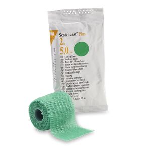 3M 82002G ScotchCast Plus Casting Tape 2" x 4 Yards - Green - 1 Roll