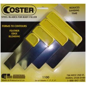 تشكيلة موزعات السيارات الفولاذية من COSTER 1100، 4 عبوات
