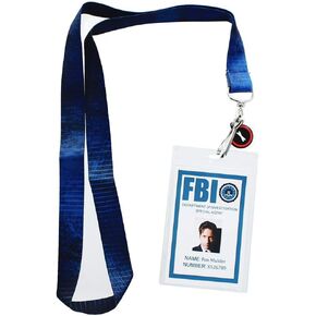 The X-Files Fox Mulder ID Lanyard with Charm