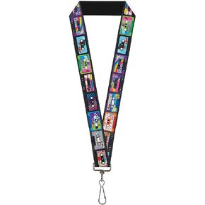 Lanyard Nick 90s Rewind 13 Mash Up Cassette Tapes Black