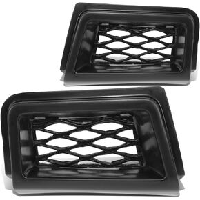 DNA Motoring ZTL-Y-0214 Bumper Air Ducts Mesh Style Compatible with 03-06 Chevy Silverado 1500 SS / 07 Silverado 1500 Classic SS (Left & Right)