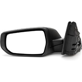 3-Pin Left Driver Side Door Mirror Fit For 2016-2022 Chevy Malibu L & LS Models Without Turn Signal Light, Non-Heated, Replace# GM1320538 84288097 (Black)
