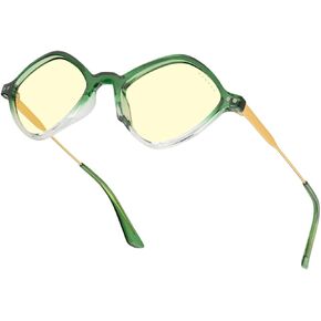 GUNNAR - Loki Asgard Edition Premium Gaming and Computer Glasses - Blocks 65% Blue Light - Amber Tint, Emerald Gold