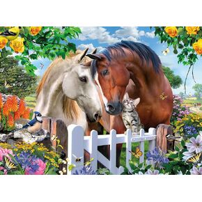 Ceaco - Howard Robinson - Garden Gate Friends - 100 Piece Jigsaw Puzzle