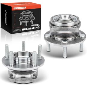 A-Premium 2 x Front Wheel Bearing and Hub Assembly with 5-Lug Compatible with Honda Pilot 2009-2015, Acura MDX 2007-2013, ZDX 2010-2013
