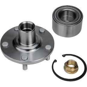 Detroit Axle - Front Wheel Bearing Hub for 92-03 Toyota Camry Sienna Solara Lexus ES300 RX300, 95-04 Avalon Replacement 1992 1993 1994 1995 1996 1997 1998 1999 2000 2001 2002 2003 Wheel Bearing Hub