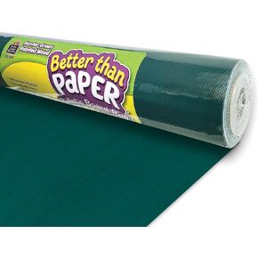 Teacher Created Resources Hunter Green Painted Wood Better Than Paper Bulletin Board Roll (TCR77893)
