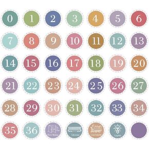 60 قطعة من ملصقات الأرضيات للفصول الدراسية، ملصقات أرقام ملونة مقاس 4 بوصات تصطف على الأرض لأرضية الفصل الدراسي، ملصقات أرضية للمعلمين في مرحلة ما قبل المدرسة والفصول الدراسية الابتدائية in Kuwait