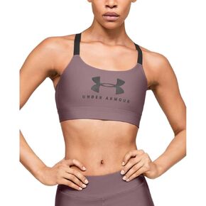 Under Armour Women's Mid Keyhole Graphic Sports Bra