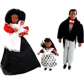 Vict. Doll Family Black