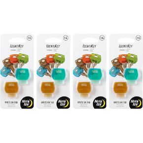 Nite Ize IdentiKey Covers - Assorted - 16 Count (4 Pack)