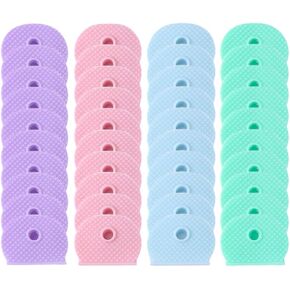 NUOBESTY الملحقات الرئيسية علامات معرف المفاتيح الملونة 40 قطعة أغطية المفاتيح قبعات أغطية المفاتيح الملونة أكمام المفاتيح السيليكون قبعات معرف المفاتيح قبعات المفاتيح الصغيرة معرفات مفاتيح السيليكون قبعات ملونة رئيسية in Kuwait