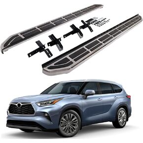 4.7“ Foot Step Bars for Toyota Highlander 2020 2021 2022 2023 2024 Running Boards Side Steps Nerf Bar Pedal