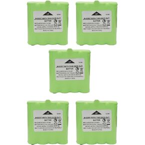 Karier 5Pcs 700mAh Ni-MH BATT6R Battery Pack for Midland Two Way Radio LXT500VP3 LXT500 LXT560VP3 LXT560 LXT535VP3 LXT535 LXT326 LXT380 LXT490