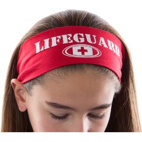Lifeguard Cotton Stretch Headband - Funny Girl Designs