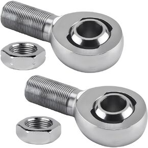 3/4" Heim Joints Rod End .750" Chromoly Joints Panhard Rod End with Jam Nuts,Spherical Rod End,3/4-16 LH and RH Male Thread-2Pk