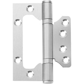 6 Pack Non-Mortise Door Hinges - Easy to Install, 4" × 3" Stainless Steel Door Hinges - Smooth Movement and Heavy Duty, Black