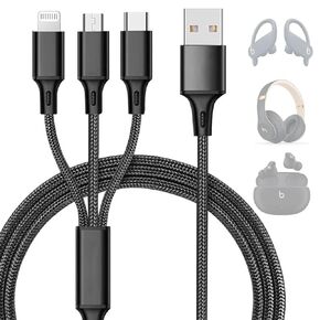 for Beats All Series Charger Cable, Charging Cord for iPhone 14 14pro, Powerbeats Pro, Beats Studio Buds Earbuds, Beats Fit Pro, Beats Flex, Beats Solo3 Headphones, Studio3, Pill+ Speakers