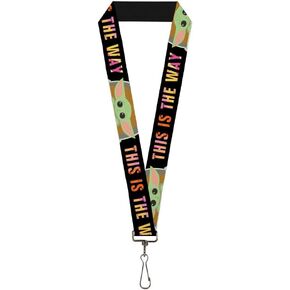 Star Wars Lanyard, Star Wars The Child Chibi Pod Pose This Is The Way, Elastic